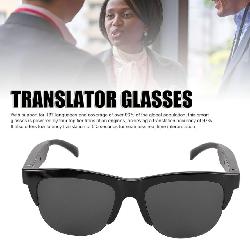 Ray-Ban smart glasses launch that showcase the real-time translation feature and futuristic design. These visuals are perfect for boosting your article’s appeal and driving traffic