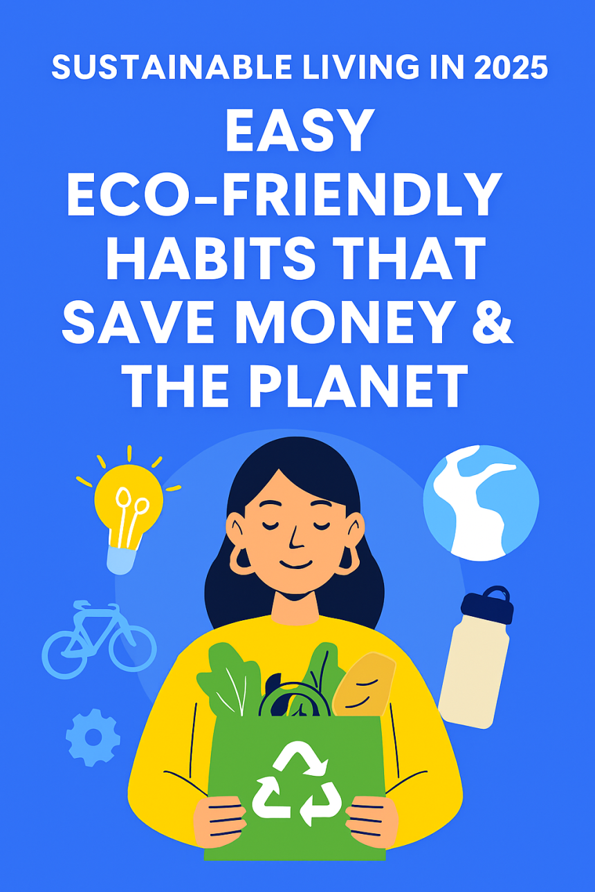 Sustainable Living in 2025: 7 Easy Eco-Friendly Habits to Save Money & the Planet
